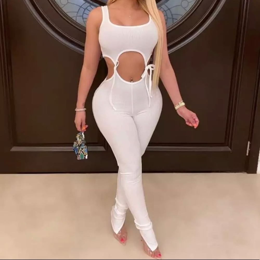 White Party/Club Jumpsuit